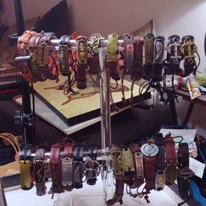 Leather band bracelets